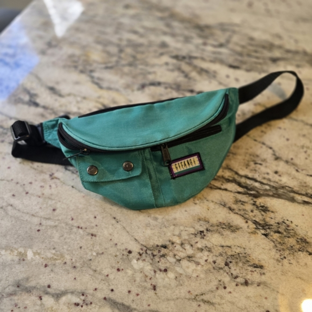Gitano Turquoise Fanny Pack Bag‎